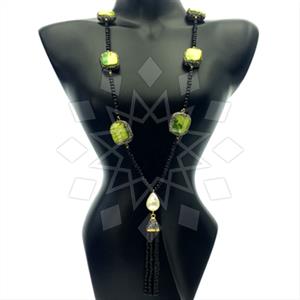 Fashion Gem and Crystals Statement Necklace