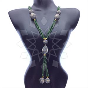 Fashion Gem and Crystals Statement Necklace