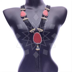 Fashion Gem and Crystals Statement Necklace