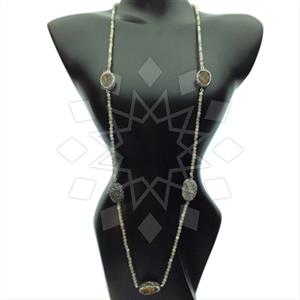 Fashion Gem and Crystals Statement Necklace