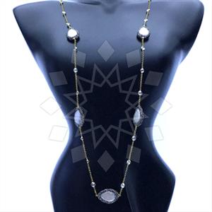 925 Sterling Silver Statement Necklace
