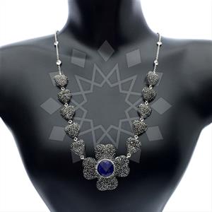 925 Sterling Silver Statement Necklace