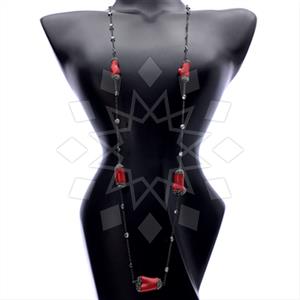 925 Sterling Silver Gem and Crystals Statement Necklace