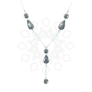 Fashion Gem and Crystals Statement Necklace