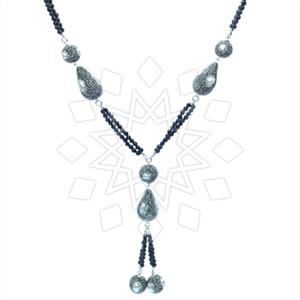 Fashion Gem and Crystals Statement Necklace