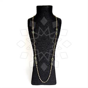 925 Sterling Silver Semi Precious Gems and Crystal  Statement Necklace