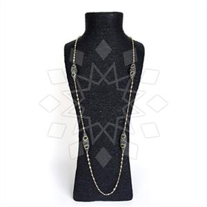 925 Sterling Silver Semi Precious Gems and Crystal  Statement Necklace