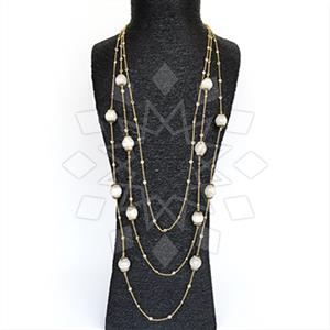 925 Sterling Silver Semi Precious Gems and Crystal  Statement Necklace