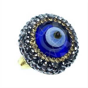 Fashion Evil Eye Gemstone Rings