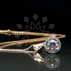 925 Sterling Silver Geometric Pendant Necklace