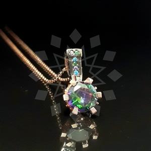 925 Sterling Silver Geometric Pendant Necklace