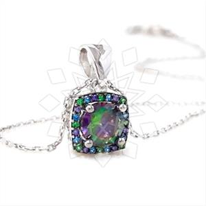 925 Sterling Silver Geometric Necklace