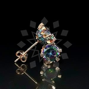 925 Sterling Silver Geometric Stud Earrings