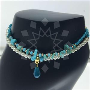 Gemstone and Bead Natural Gemstone  Anklet