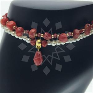 Gemstone and Bead Natural Gemstone  Anklet