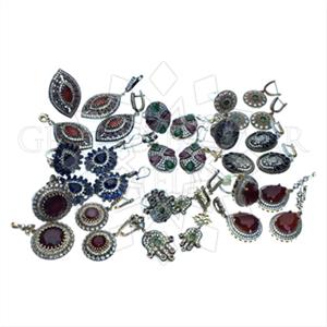 250 Grams Turkish Silver Bulk Packages Ring Earring Pendant Sets