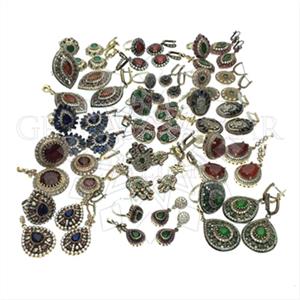 500 Grams Turkish Silver Ring Earring Pendant Sets