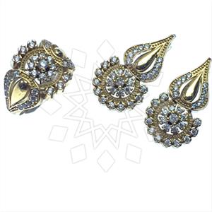 Turkish Silver Vintage Design  Ring Earrings Sets