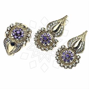 Turkish Silver Vintage Design  Ring Earrings Sets