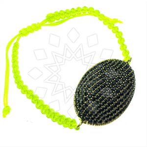 Fashion Zirconia Pave  Macrame String Bracelets