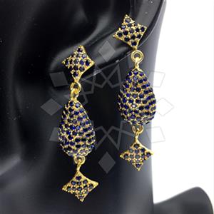 Fashion Zirconia Pave  Dangle Earrings