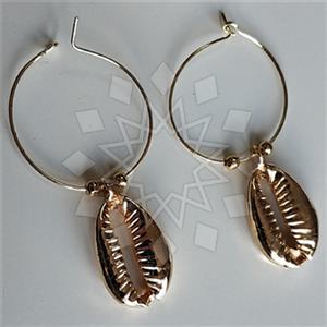 Fashion Puka Shells Hoop Earrings