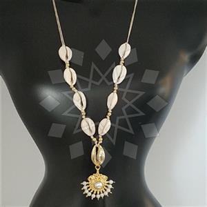 Fashion Puka Shells Beaded Necklace