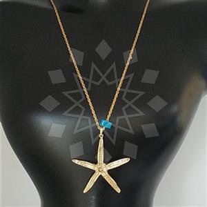 Fashion Puka Shells Metal and Chain Necklace