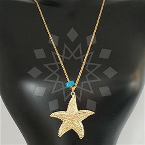 Fashion Puka Shells Metal and Chain Necklace