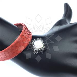 925 Sterling Silver Gem and Crystals Cuff Bracelets