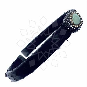 925 Sterling Silver Gem and Crystals Cuff Bracelets