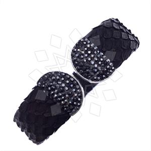 925 Sterling Silver Gem and Crystals Cuff Bracelets