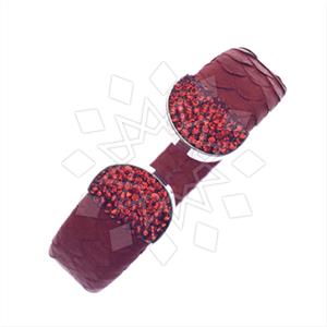 925 Sterling Silver Gem and Crystals Cuff Bracelets