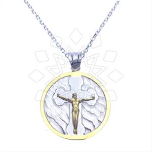 925 Sterling Silver Christian Pendant Necklace