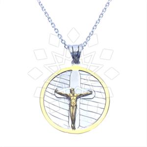 925 Sterling Silver Christian Pendant Necklace