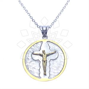 925 Sterling Silver Christian Pendant Necklace
