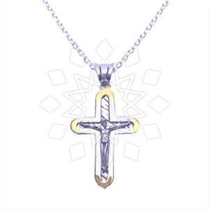 925 Sterling Silver Christian Pendant Necklace