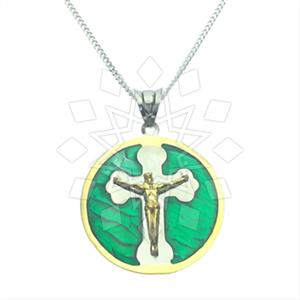 925 Sterling Silver Christian Pendant Necklace