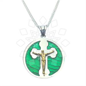 925 Sterling Silver Christian Pendant Necklace