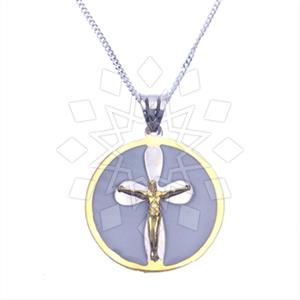 925 Sterling Silver Christian Pendant Necklace