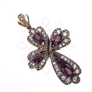 Turkish Silver Antique Ottoman  Classic Pendant