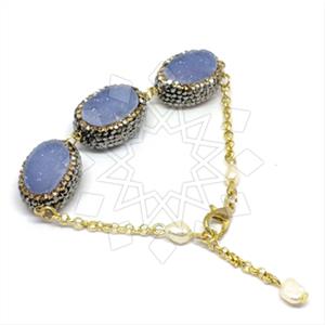 925 Sterling Silver Gem and Crystals Classic Bracelets