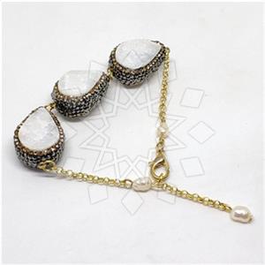 925 Sterling Silver Gem and Crystals Classic Bracelets