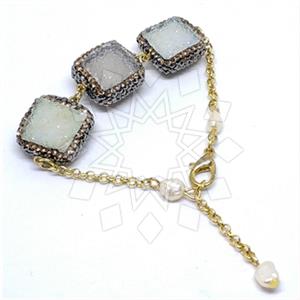 925 Sterling Silver Gem and Crystals Classic Bracelets