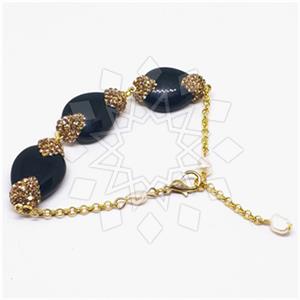 925 Sterling Silver Gem and Crystals Classic Bracelets