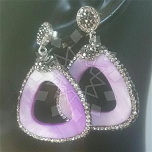 925 Sterling Silver Geometric Dangle Earrings