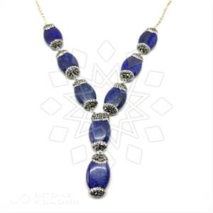 925 Sterling Silver Gem and Crystals Statement Necklace