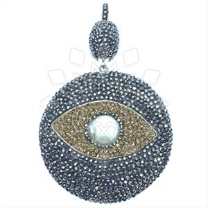 925 Sterling Silver Evil Eye Classic Pendant