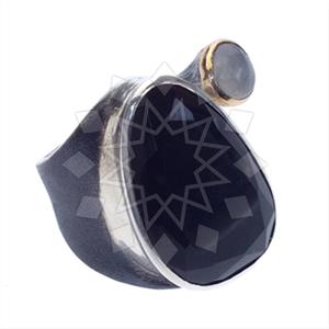 925 Sterling Silver Handmade Artisan Silver  Double Gemstone Rings