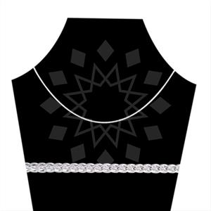 925 Sterling Silver Chain  Metal and Chain Necklace